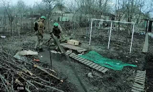 В Бахмуті прикордонники мінометами "демілітаризували" штурмову групу росіян