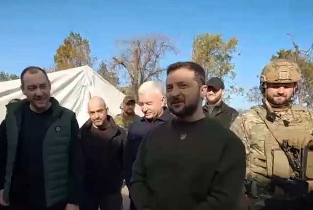 Зеленський приїхав у Херсонську область