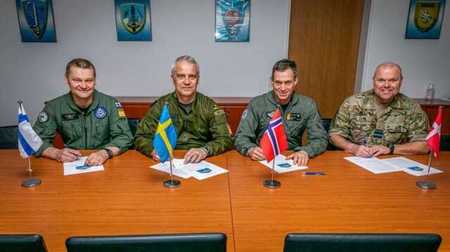 Країни Скандинавії домовилися створити єдиний повітряний флот винищувачів для захисту неба