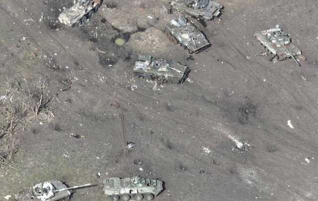 Разбита вражеская техника в районе Угледара