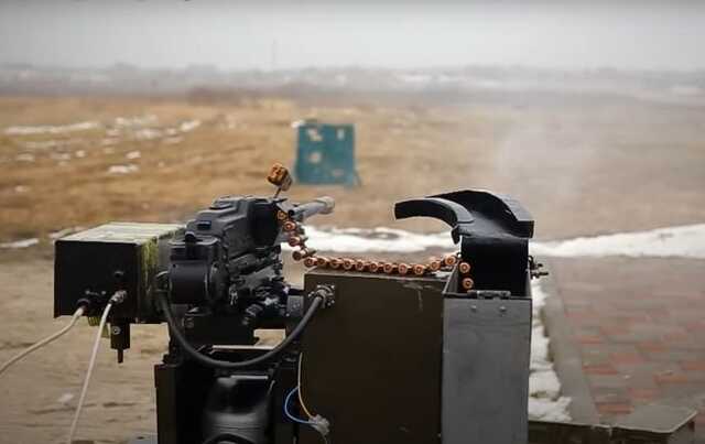 ЗСУ показали роботу українського бойового модуля "Шабля"