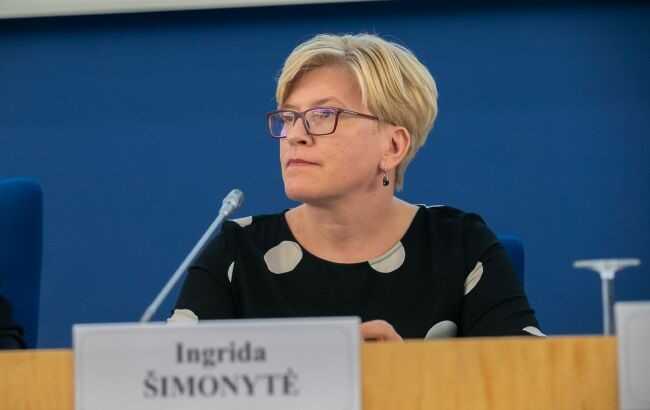 Премьер Литвы призвала отказаться от табу в поставках оружия Украине