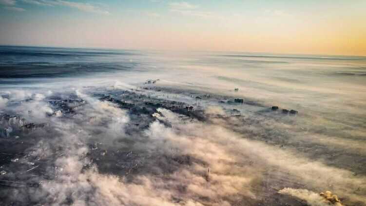 З’явилися фото Бахмута до початку боїв і зараз