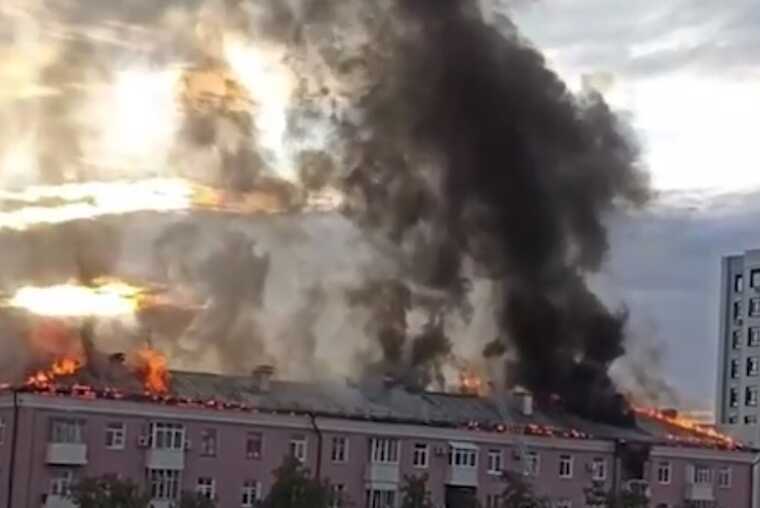 В Казані почалася сильна пожежа у багатоповерхівці, – ЗМІ