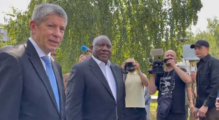 Президент ПАР та інші африканські лідери відвідали Бучу