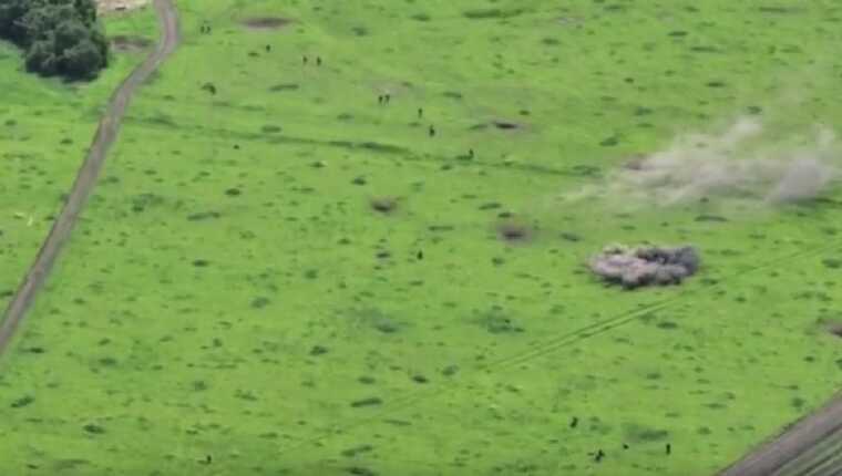 Оккупанты оставили свои позиции после украинского артобстрела