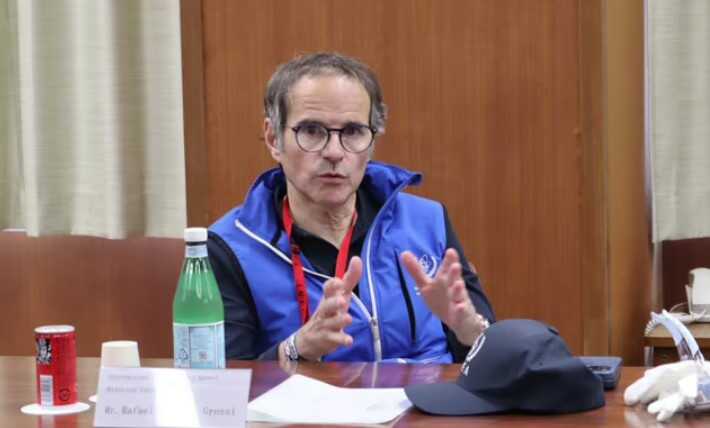 Гроссі: МАГАТЕ оглянула кілька об’єктів ЗАЕС, але на дах ще не потрапила