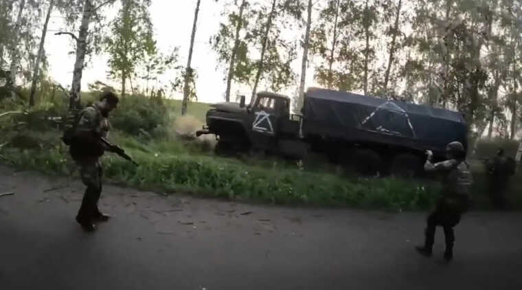 Чеченські воїни, які стали на захист України, влаштували засідку на машину постачання окупантів