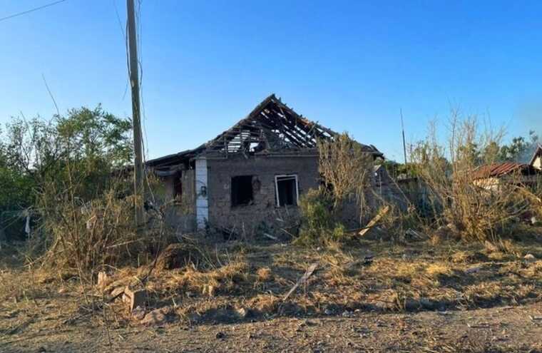 Последствия вражеских обстрелов Херсона