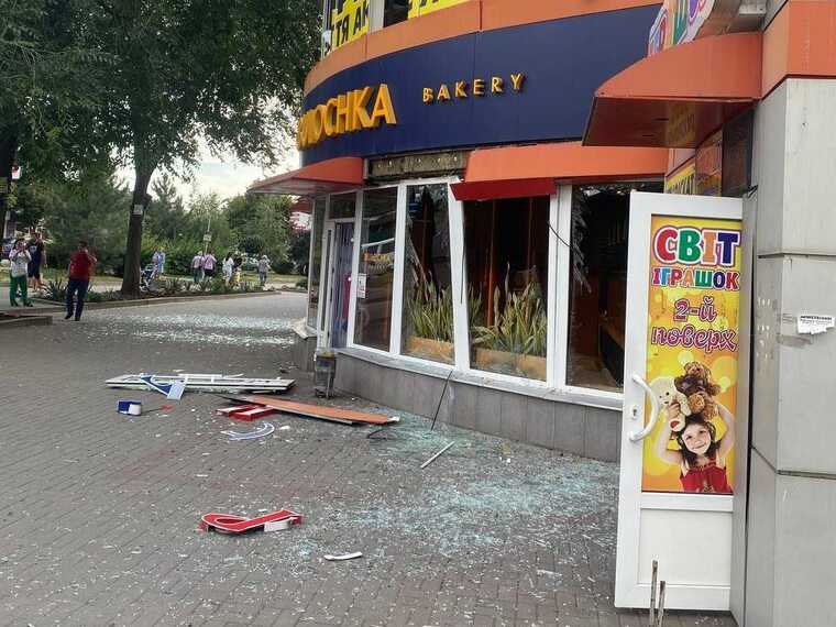 Последствия российского ракетного удара по Запорожью