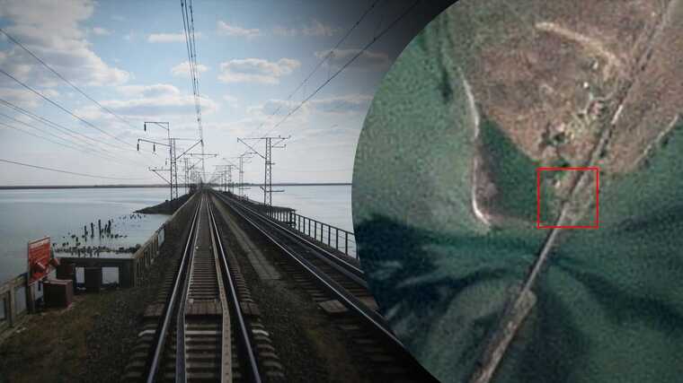 Повідомляється, що так виглядав Чонгарський залізничний міст після прильоту 29 липня