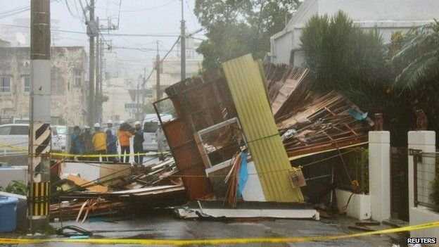 В Японії більше 200 домогосподарств залишились без світла через потужний Тайфун