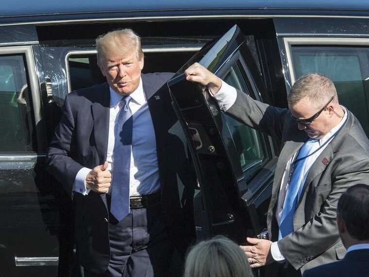 Трамп прибыл в Окружной суд Вашингтона по делу о выборах