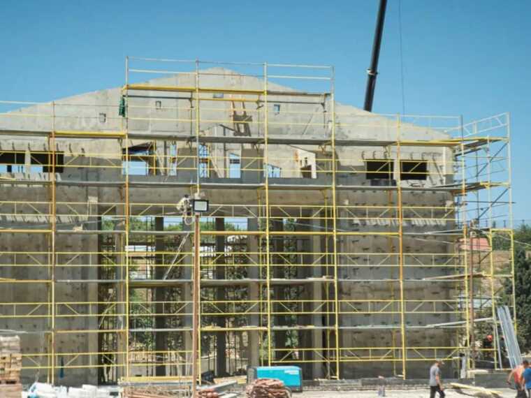 Оккупанты возводят амфитеатр в псевдоисторическом стиле в заповеднике "Херсонес Таврический"