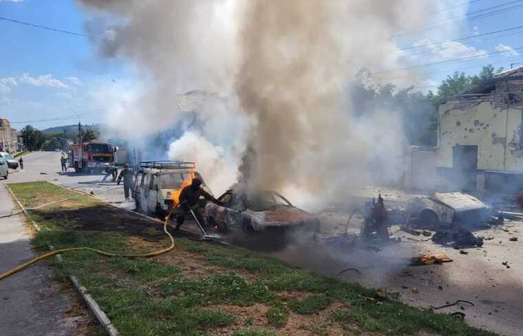 Унаслідок артилерійського обстрілу центру Куп’янська постраждали 11 цивільних
