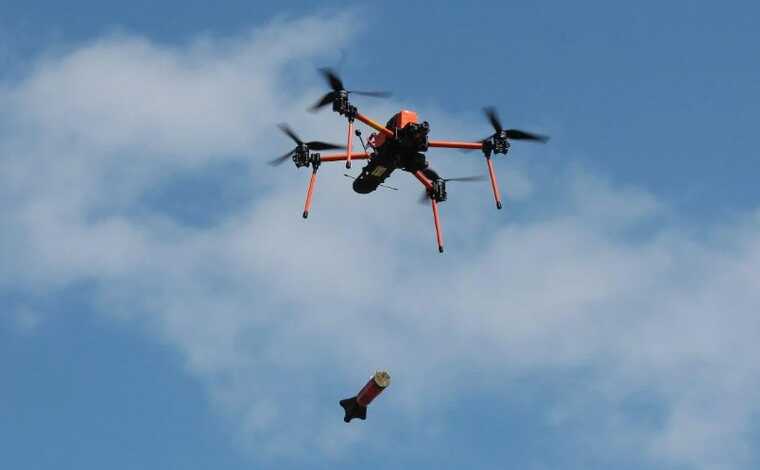 В Запорожской области беспилотники атаковали здание "полиции" оккупантов