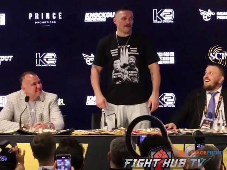 Усик зірвався на прес-конференції, не стримавшись після звинувачень від Дюбуа: "Ну очманіти!"