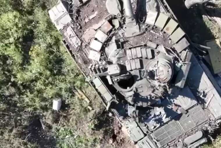 Дніпровські десантники ударним дроном знищили ворожий танк