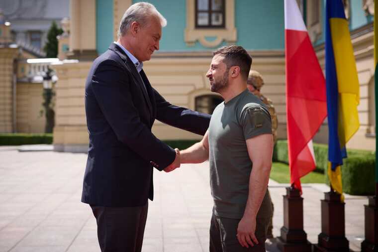 Зеленський зустрівся з Науседою у Нью-Йорку: обговорювали експорт українського зерна