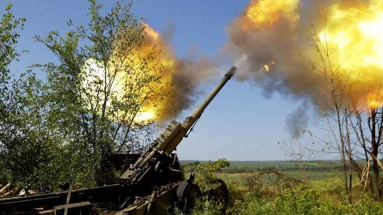 Артилеристи показали, як знищили російську гармату «Гіацинт-Б»