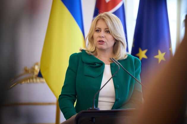 Президент Словакии резко ответила на заявления о прекращении военной помощи Украине
