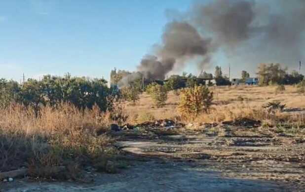 Партизаны Мариуполя подожгли склад российских инженерных войск