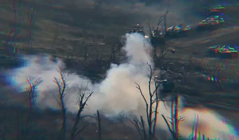 Під Авдіївкою було знищено колону окупантів