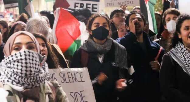 На вокзалі в Лондоні, попри заборону, відбулась пропалестинська акція: є затримані