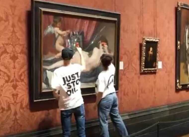 У Національній галереї у Лондоні екоактивісти атакували картину Веласкеса