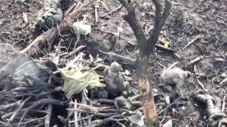 Окупанти облаштовують укриття під Авдіївкою з тіл загиблих товаришів по службі