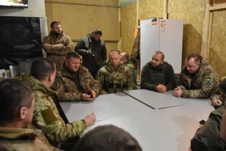 Умєров, Залужний і Шаптала відвідали позиції Сил оборони в районі Куп’янська