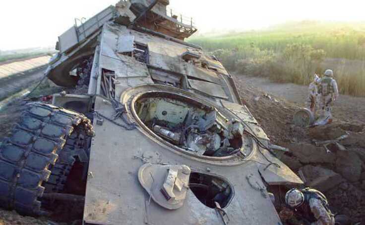 Украинские бойцы в Донецкой области сняли на видео детонацию боекомплекта вражеского танка