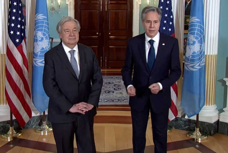 Гутерріш та Блінкен обговорили Україну та Сектор Гази