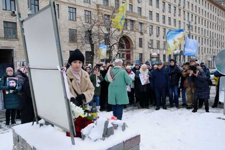 В Киеве почтили память первых погибших Героев Небесной сотни