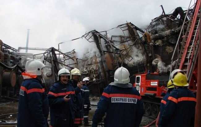 Появилось видео момента взрыва на НПЗ "Лукойл" в Волгограде