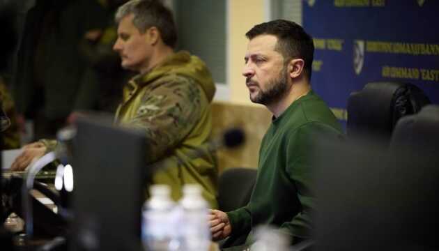 Зеленський обговорив повітряний захист інфраструктури на сході України