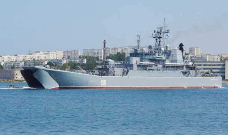 Опубліковано відео знищення російського ВДК "Цезар Куніков"