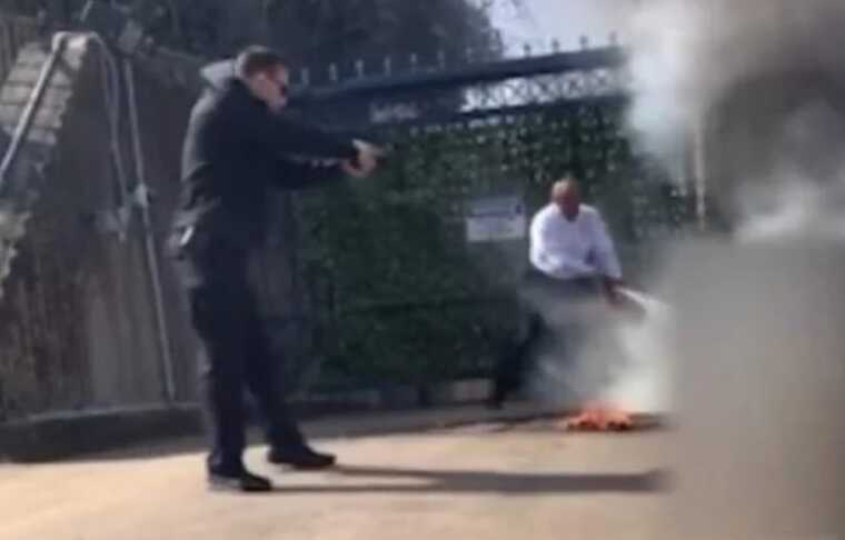 Біля посольства Ізраїлю у Вашингтоні американський льотчик вчинив самопідпал