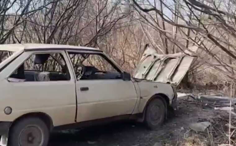 Подрыв автомобиля коллаборантки в Бердянске: появилось видео с места ликвидации предательницы