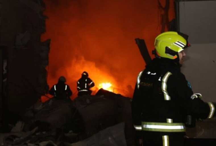 В Тернопольской области после атаки «шахеда» горит объект инфраструктуры