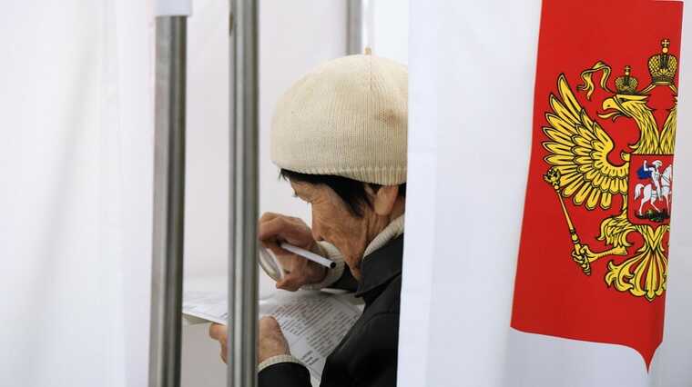 РосЗМІ публікують відео з «голосування» на окупованих територіях