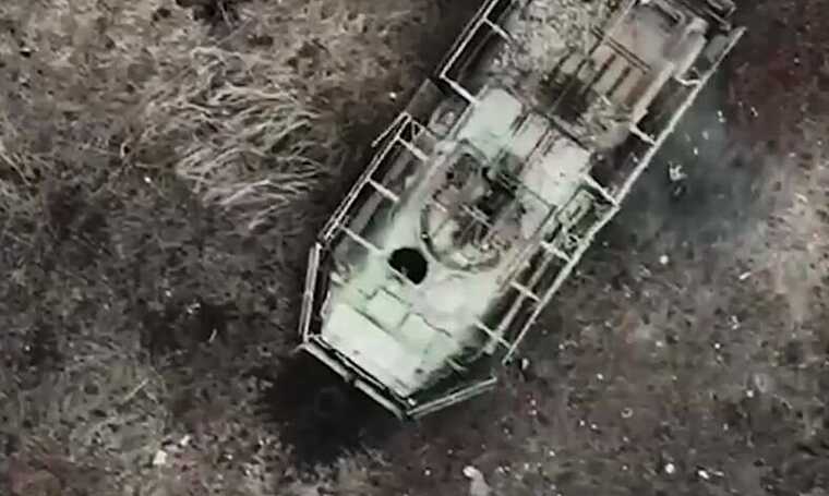 Пограничники на Бахмутском направлении уничтожили вражеский БТР-82А