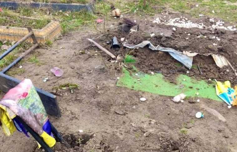 На Житомирщині чоловік розтрощив могилу військового: його затримали