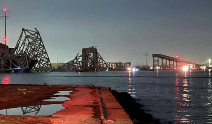 Reuters: В результате обвала моста в Балтиморе есть пропавшие без вести