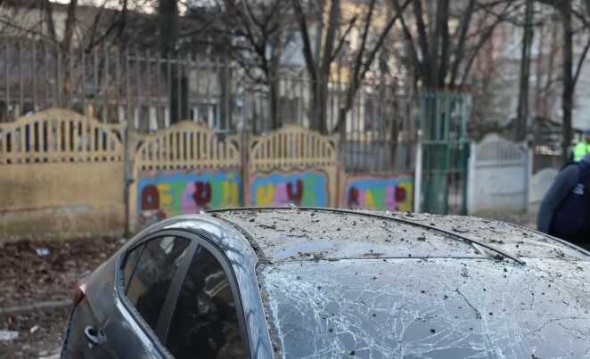 Патрульна поліція показала кадри з Харкова після авіаудару РФ 27 березня