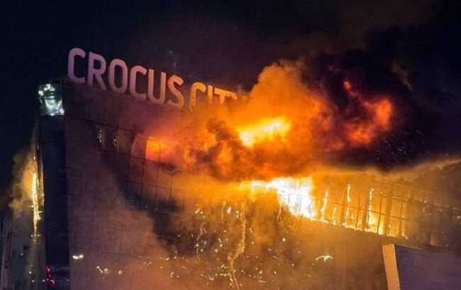 Теракт под Москвой: как выглядят повреждения ТЦ "Крокус" со спутника