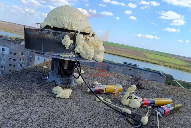 В Одеській області місцеві задули монтажною піною сирену повітряної тривоги