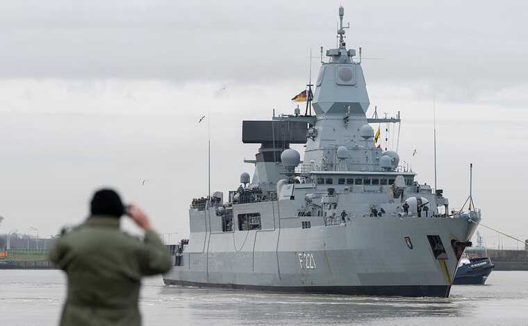 У Червоному морі німецький військовий корабель завершив свою місію