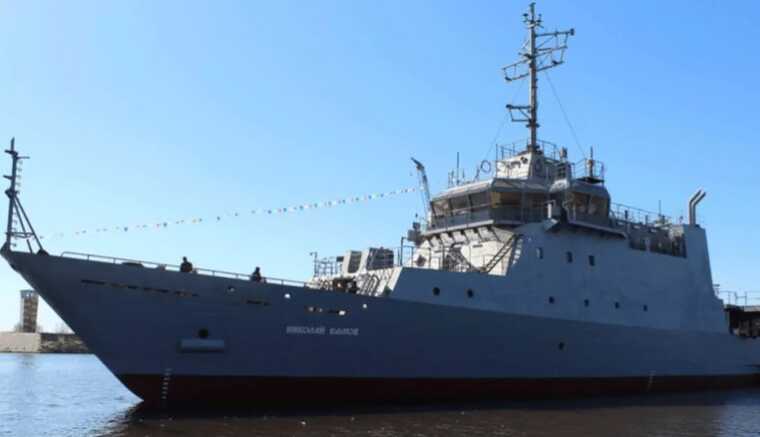 Росія спустила на воду спецкорабель "Николай Камов"