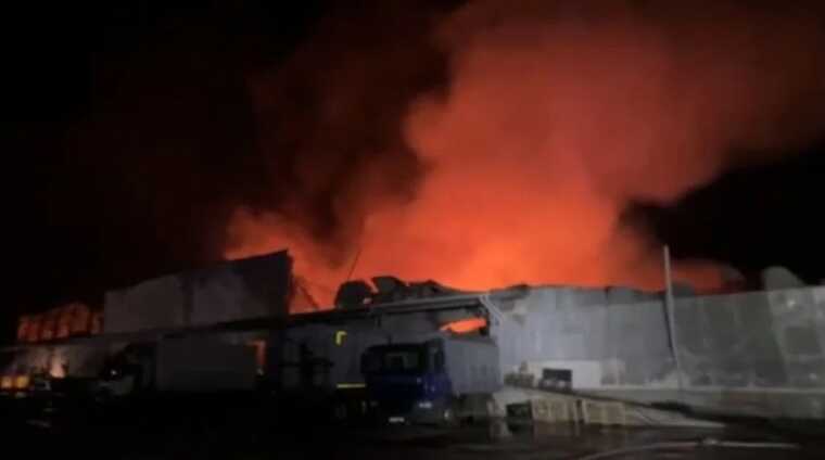 В Нацполиции показали видео с места вражеского обстрела Одессы ночью